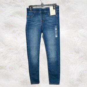 SO Girls Size 14 Denim Jegging Mid-Rise Pull On Dark Wash NEW